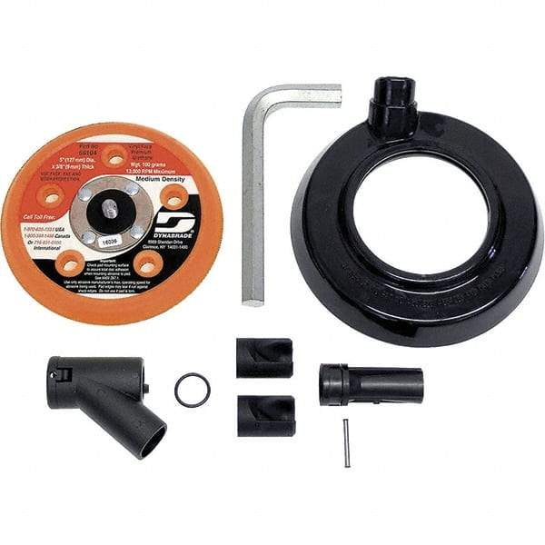 Dynabrade - Power Sander Vacuum Shroud Conversion Kit - 5" Diam, For Use with Dynorbital Supreme Random & Dynorbital-Spirit Random Orbital Sanders - Americas Industrial Supply