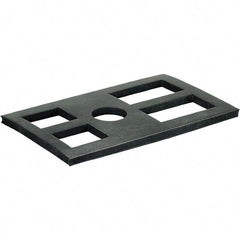 Dynabrade - 1/4" Thick, Polymer, Machinery Leveling Pad & Mat - 15,000 Lb Max Load - Americas Industrial Supply