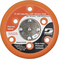 Dynabrade - 5" Diam Disc Backing Vacuum Replacement Pad - Medium Density, 13,000 RPM - Americas Industrial Supply
