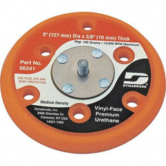 Dynabrade - 5" Diam Disc Backing Vacuum Replacement Pad - Medium Density, 13,000 RPM - Americas Industrial Supply