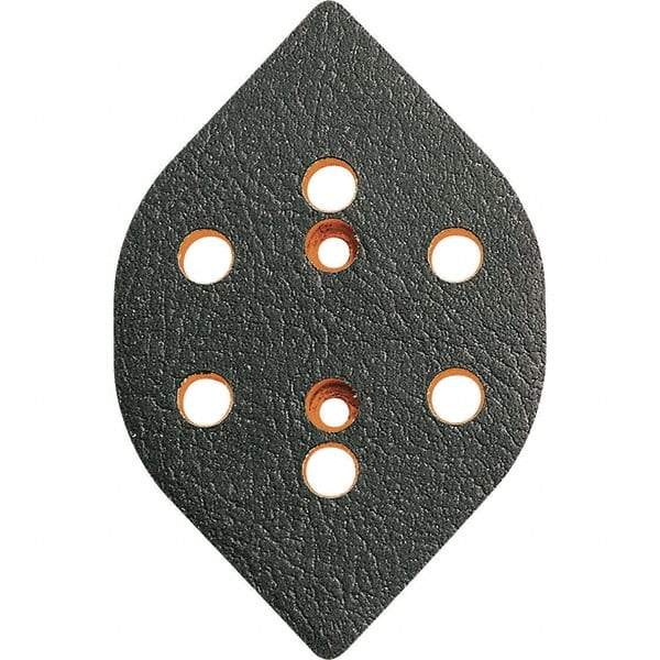 Dynabrade - Tear Drop Adhesive/PSA Backing Pad - Dynafine Compatible, Screw Attachment, Vacuum Pad, 3/8" Thick, Medium Density - Americas Industrial Supply