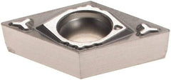 Sumitomo - DCGT32 EFC Grade T1500A Cermet Turning Insert - 55° Diamond, 3/8" Inscr Circle, 5/32" Thick, 1/64" Corner Radius - Americas Industrial Supply