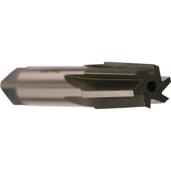 Emuge - 3/4" Pipe, 7/8" Small End Diam, 0.7874" Straight Shank, 35mm Flute, Taper Pipe Reamer - Americas Industrial Supply