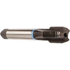 Emuge - M14x2.00 Metric Coarse 6HX 3 Flute Nitride Finish Cobalt Straight Flute Machine Tap - Modified Bottoming, Right Hand Thread, 110mm OAL, 26mm Thread Length, Oversize, Through Coolant - Americas Industrial Supply
