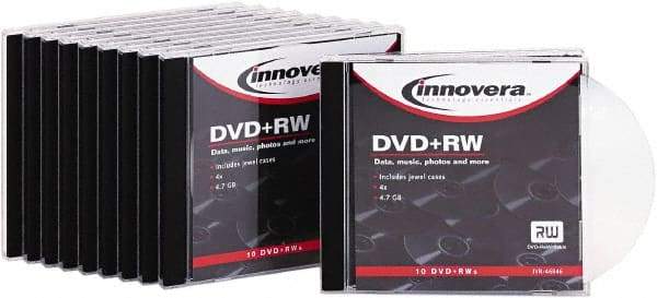 innovera - DVD+RW Discs - Use with CD, DVD Drives - Americas Industrial Supply