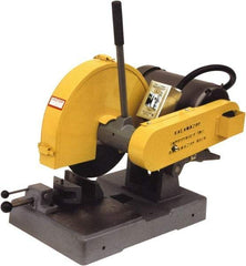 Kalamazoo - 14" Blade Diam, 1" Arbor Hole, Straight Chop & Cutoff Saw - 4,400 RPM, 5 hp, 220 Volts, 1 Phase - Americas Industrial Supply