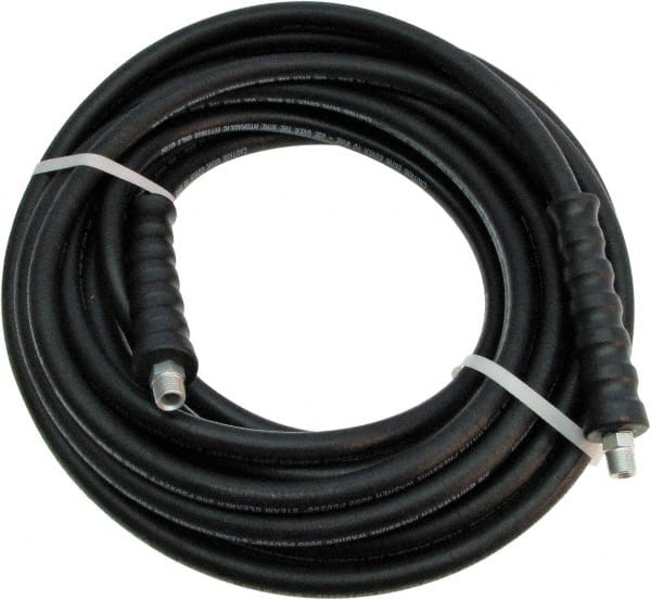 Continental ContiTech - High Temperature & High Pressure Hose; Inside Diameter (Inch): 3/8 ; Outside Diameter (Decimal Inch): 0.6900 ; Material: Synthetic Rubber ; Length (Feet): 50 ; Maximum Pressure (psi): 3000 ; Minimum Temperature (F): -20 - Exact Industrial Supply