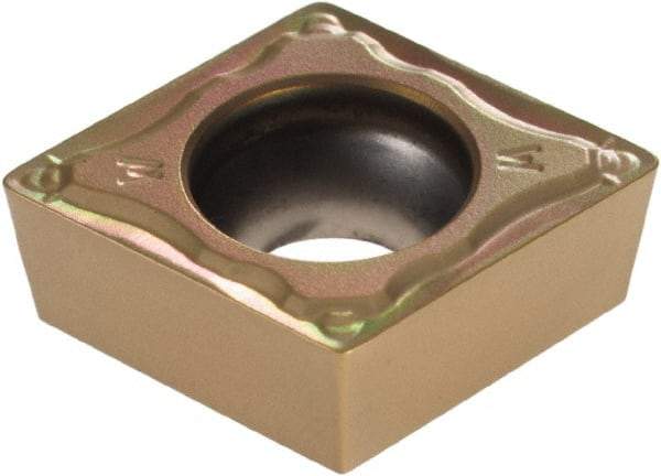 Sumitomo - CCMT32 ELUW Grade T1500Z Cermet Turning Insert - 80° Diamond, 3/8" Inscr Circle, 5/32" Thick, 1/64" Corner Radius - Americas Industrial Supply