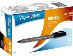 Paper Mate - 1mm Ball Point Stick Pen - Black - Americas Industrial Supply