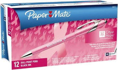 Paper Mate - 1mm Ball Point Retractable Pen - Black - Americas Industrial Supply