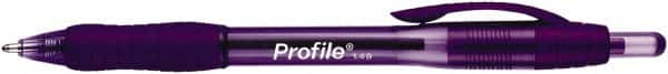 Paper Mate - 1.4mm Ball Point Retractable Pen - Purple - Americas Industrial Supply