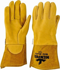 MCR Safety - Size XL Unlined Deerskin Welding Glove - Tan, Pair - Americas Industrial Supply