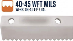 SEYMOUR-MIDWEST - 18" Rubber Blade Floor Squeegee - Threaded End, Single Edge, Gray, Use with 78255 - Americas Industrial Supply