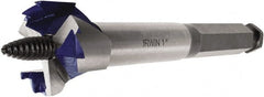 Irwin - 2-1/8", 7/16" Hex Shank, Self Feed Drill Bit - Americas Industrial Supply