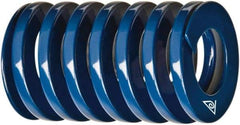 Associated Spring Raymond - 1-1/2" Hole Diam, 3/4" Rod Diam, 8" Free Length, Blue Die Spring - 706 Lb Max Deflection, 3.3071" Max Deflection, Medium Duty, Chromium Alloy Steel - Americas Industrial Supply
