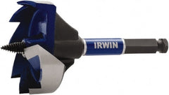 Irwin - 3-5/8", 7/16" Hex Shank, Self Feed Drill Bit - Americas Industrial Supply