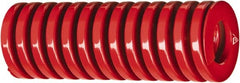 Associated Spring Raymond - 1-1/2" Hole Diam, 3/4" Rod Diam, 2" Free Length, Red Die Spring - Americas Industrial Supply