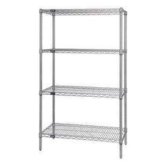 Quantum Storage - Wire Shelving Type: Wire Shelving - Starter Unit Starter or Add-On: Starter - Americas Industrial Supply