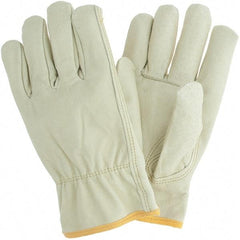 MCR Safety - Size 2XL Cold Protection Work Gloves - For Work & Driver, Uncoated, Natural/Red, Paired - Americas Industrial Supply