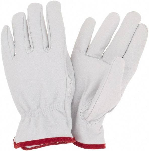MCR Safety - Size S Goatskin General Protection Work Gloves - For Work & Driver, Uncoated, Slip-On Cuff, Cream, Paired - Americas Industrial Supply