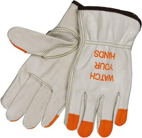 MCR Safety - Size L General Protection Work Gloves - For Work & Driver, Uncoated, Natural, Paired - Americas Industrial Supply