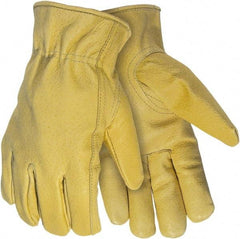 MCR Safety - Size M General Protection Work Gloves - For Work & Driver, Uncoated, Natural, Paired - Americas Industrial Supply