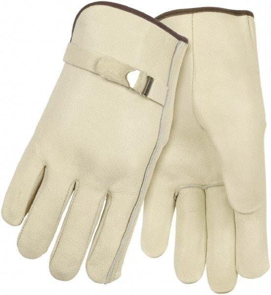 MCR Safety - Size M General Protection Work Gloves - For Work & Driver, Uncoated, Natural, Paired - Americas Industrial Supply