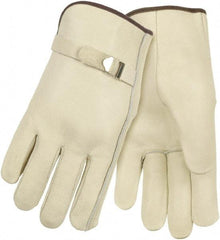 MCR Safety - Size M General Protection Work Gloves - For Work & Driver, Uncoated, Natural, Paired - Americas Industrial Supply