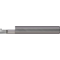 Micro 100 - Single Point Threading Tools; Thread Type: Internal ; Material: Solid Carbide ; Profile Angle: 60 ; Threading Diameter (Decimal Inch): 0.1800 ; Cutting Depth (Decimal Inch): 1.0000 ; Maximum Threads Per Inch: 56 - Exact Industrial Supply