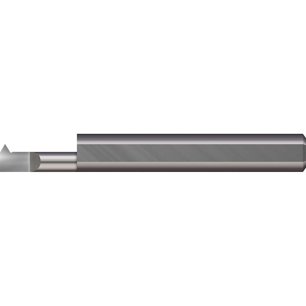 Micro 100 - Single Point Threading Tools; Thread Type: Internal ; Material: Solid Carbide ; Profile Angle: 60 ; Threading Diameter (Decimal Inch): 0.1406 ; Cutting Depth (Decimal Inch): 0.5000 ; Maximum Threads Per Inch: 56 - Exact Industrial Supply