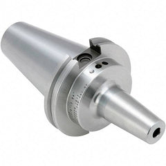 Techniks - 14mm Hole Diam, CAT50 Taper Shank Shrink Fit Tool Holder & Adapter - 100mm Projection, 27mm Nose Diam, Through Coolant - Exact Industrial Supply