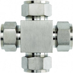 Brennan - 1" OD, Stainless Steel Cross - Tube OD Ends - Americas Industrial Supply