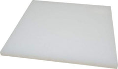 Value Collection - 1/2" Thick x 12" Wide x 1' Long, Polypropylene Sheet - Translucent White - Americas Industrial Supply