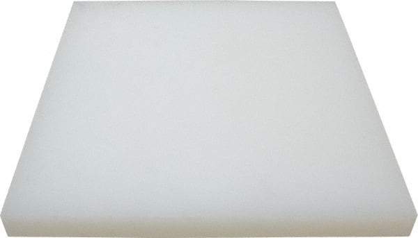 Value Collection - 1" Thick x 12" Wide x 1' Long, Polypropylene Sheet - Translucent White - Americas Industrial Supply