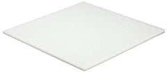 Made in USA - 1/4" Thick x 12" Wide x 1' Long, Polyethylene (HDPE) Sheet - White, ±5% Tolerance - Americas Industrial Supply