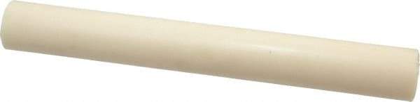 Made in USA - 1' Long, 1-1/2" Diam, ABS Plastic Rod - Beige - Americas Industrial Supply