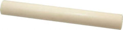 Made in USA - 1' Long, 1-1/2" Diam, ABS Plastic Rod - Beige - Americas Industrial Supply