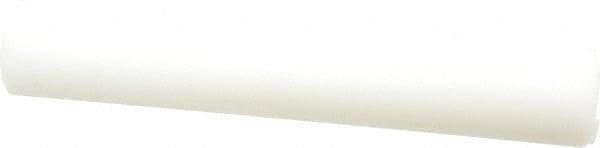 Value Collection - 1' Long, 2" Diam, Polyethylene (HDPE) Plastic Rod - White - Americas Industrial Supply