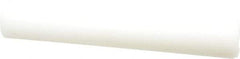 Value Collection - 1' Long, 2" Diam, Polyethylene (HDPE) Plastic Rod - White - Americas Industrial Supply
