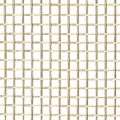 Value Collection - 27 Gage, 0.017 Inch Wire Diameter, 18 x 18 Mesh per Linear Inch, Brass, Wire Cloth - 0.039 Inch Opening Width, 36 Inch Wide, Cut to Length - Americas Industrial Supply
