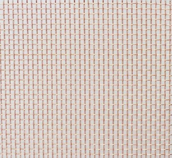 Value Collection - 36 Gage, 0.009 Inch Wire Diameter, 50 x 50 Mesh per Linear Inch, Copper, Wire Cloth - 0.011 Inch Opening Width, 36 Inch Wide, Cut to Length - Americas Industrial Supply