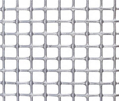 Value Collection - 26 Gage, 0.018 Inch Wire Diameter, 16 x 16 Mesh per Linear Inch, Steel, Wire Cloth - 0.045 Inch Opening Width, 12 Inch Wide x 12 Inch Stock Length, Galvanized after Weave - Americas Industrial Supply