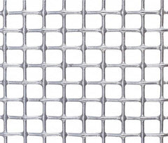Value Collection - 18 Gage, 0.047 Inch Wire Diameter, 4 x 4 Mesh per Linear Inch, Steel, Wire Cloth - 0.203 Inch Opening Width, 36 Inch Wide, Cut to Length, Galvanized after Weave - Americas Industrial Supply