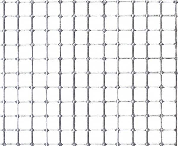 Value Collection - 18 Gage, 0.047 Inch Wire Diameter, 2 x 2 Mesh per Linear Inch, Stainless Steel, Welded Fabric Wire Cloth - 0.453 Inch Opening Width, 36 Inch Wide, Cut to Length - Americas Industrial Supply