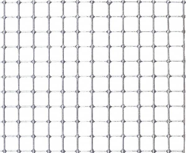 Value Collection - 16 Gage, 0.063 Inch Wire Diameter, 3/4 x 3/4 Mesh per Linear Inch, Steel, Welded Fabric Wire Cloth - 0.687 Inch Opening Width, 48 Inch Wide, Cut to Length, Galvanized - Americas Industrial Supply