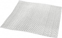 Value Collection - 18 Gage, 0.047 Inch Wire Diameter, 4 x 4 Mesh per Linear Inch, Stainless Steel, Wire Cloth - 0.203 Inch Opening Width, 12 Inch Wide x 12 Inch Stock Length - Americas Industrial Supply