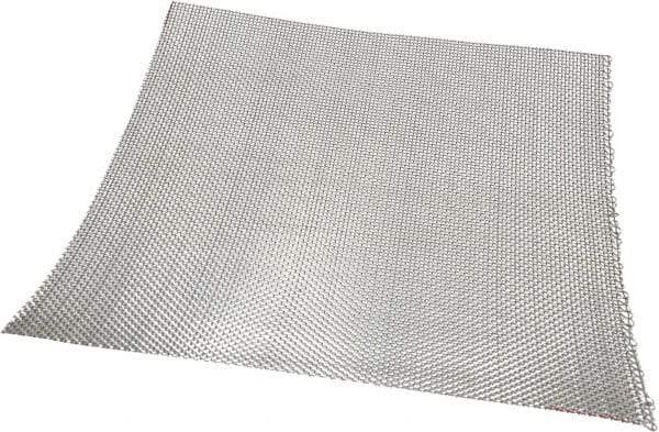 Value Collection - 20 Gage, 0.035 Inch Wire Diameter, 10 x 10 Mesh per Linear Inch, Stainless Steel, Wire Cloth - 0.065 Inch Opening Width, 12 Inch Wide x 12 Inch Stock Length - Americas Industrial Supply