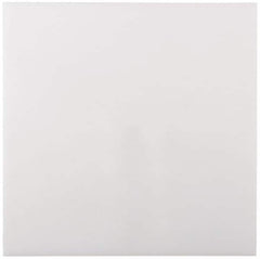Made in USA - 1" Thick x 48" Wide x 8' Long, Polyethylene (UHMW) Sheet - White, ±0.10% Tolerance - Americas Industrial Supply