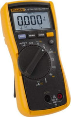 Fluke - 116, CAT III, 600 VAC/VDC, Digital True RMS Auto Ranging Manual Ranging Multimeter - Measures Voltage, Capacitance, Resistance, Temperature - Americas Industrial Supply