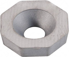 Kennametal - 4.57mm Inscribed Circle, Octagon Boring Bar Shim for Indexables - Carbide, 1/8" Thick, SM Shim Style, Neutral Cut - Americas Industrial Supply